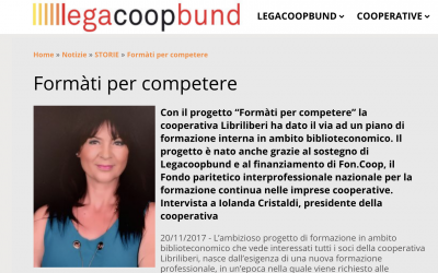 “Formàti per competere”, al via il nostro progetto per LiberiLibri